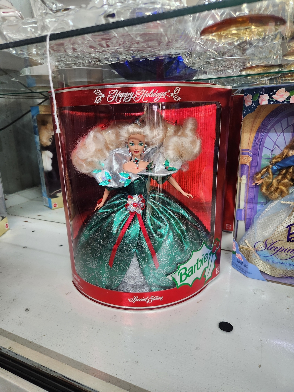 Barbie Green and Red 1995 Holiday Special Edition Doll